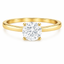 Lab Grown Round Brilliant Cut 2.03ct Diamond Solitaire Engagement Ring