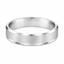 Flat Court Wedding Band with Matt Centre & Bright Cut Edges