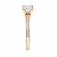 Princess Cut 0.71ct Diamond Engagement Ring with Diamond Shoulders