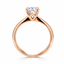 Lab Grown Round Brilliant Cut 1.21ct Diamond Solitaire Engagement Ring