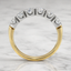 Round Brilliant Cut 0.77ct Diamond 6 Stone Half Hoop Eternity Ring