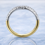 Round Brilliant Cut 0.68ct Diamond Wishbone 11 Stone Eternity Ring