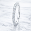 Round Brilliant Cut 0.52ct Diamond Claw Set Wedding Band