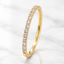 Round Brilliant Cut Diamond Micro Set Wedding Band 0.23cts 1.4mm