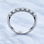 Round Brilliant Cut 0.51ct Diamond 7 Stone Eternity Ring