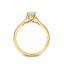 Oval Cut 0.71ct Diamond Engagement Ring with Diamond Shoulders