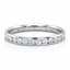 Round Brilliant Cut Diamond Channel Set Wedding Band 0.90cts