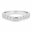 Round Brilliant Cut 0.50ct Diamond Wishbone Eternity Ring