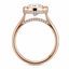 Lab Grown Oval Cut 3.04ct Diamond Engagement Ring
