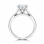 Lab Grown Round Brilliant Cut 2.03ct Diamond Solitaire Engagement Ring
