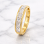Princess Cut 1.25ct Diamond Channel Set 8 Stone Eternity Ring