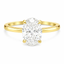Lab Grown Oval Cut 2.00ct Diamond Solitaire Engagement Ring