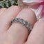 Round Brilliant Cut 2.76ct Diamond Full Hoop Eternity Ring