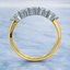 Round Brilliant Cut 1.09ct Diamond 5 Stone Half Hoop Eternity Ring