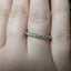 Round Brilliant Cut 0.52ct Diamond Claw Set Wedding Band