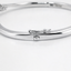 18ct White Gold 6 Stone Round Brilliant Cut Diamond Bangle