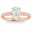 Lab Grown Oval Cut 2.01ct Diamond Engagement Ring with Diamond Shoulders & Hidden Halo