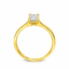 Emerald Cut 0.84ct Diamond Solitaire Engagement Ring