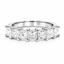 Princess Cut 1.52ct Diamond 7 Stone Eternity Ring