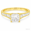 Princess Cut 0.70ct Diamond Engagement Ring with Diamond Shoulders