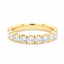 Round Brilliant Cut 1.06ct Diamond Claw Set Half Hoop Eternity Ring