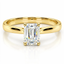 Emerald Cut 1.01ct Diamond Solitaire Engagement Ring