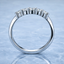 Round Brilliant Cut 0.50ct Diamond 5 Stone Wishbone Eternity Ring