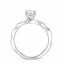 Round Brilliant Cut 0.70ct Diamond Engagement Ring with Diamond Shoulders