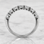 Round Brilliant Cut 0.91ct Diamond 7 Stone Half Hoop Eternity Ring