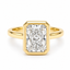 Lab Grown Radiant Cut 3.09ct Diamond Engagement Ring
