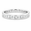 Princess Cut 1.48ct Diamond Full Hoop Eternity Ring