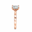Emerald Cut 0.84ct Diamond Solitaire Engagement Ring