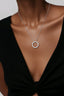 Round Brilliant Cut Diamond Circle of Life Pendant