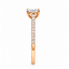 Princess Cut 0.72ct Diamond Engagement Ring with Diamond Shoulders