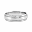 Men's Court 6mm Wedding Band with Milgrian Detail