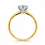 Lab Grown Round Brilliant Cut 1.00ct Diamond Solitaire Engagement Ring