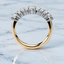 Round Brilliant Cut 1.00ct Diamond 7 Stone Half Hoop Eternity Ring
