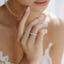 Round Brilliant Cut 1.00ct Diamond 7 Stone Half Hoop Eternity Ring