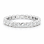 Round Brilliant Cut Diamond Full Hoop Rub Over Set Wedding Band 1.00cts