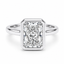 Lab Grown Radiant Cut 3.09ct Diamond Engagement Ring