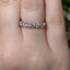 Round Brilliant Cut 0.51ct Diamond 7 Stone Eternity Ring