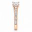 Princess Cut 0.70ct Diamond Engagement Ring with Diamond Shoulders