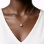Lab Grown Round Brilliant Cut 1.00ct Solitaire Diamond Pendant