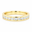Round Brilliant Cut 0.75ct Diamond Half Hoop Eternity Ring
