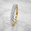 Round Brilliant Cut 0.92ct Diamond 7 Stone Half Hoop Eternity Ring