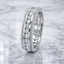 Round Brilliant Cut 1.00ct Diamond Full Hoop Eternity Ring