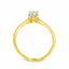 Emerald Cut 0.53ct Diamond Solitaire Engagement Ring