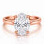 Lab Grown Oval Cut 2.01ct Diamond Solitaire Engagement Ring