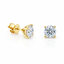 Lab Grown Round Brilliant Cut Diamond 2.00ct Stud Earrings