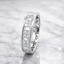 Princess & Baguette Cut 1.00ct Diamond Half Hoop Eternity Ring